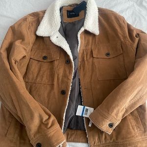 Mens Lucky Brand Corduroy Jacket sz XL